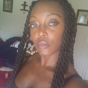 Large twist lace front wig